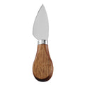 Pointed Hard Cheese Knife with Stainless Steel Blade & Acacia Flat Handle