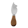 Mouse-Shaped Cheese Knife with Acacia Wood Handle