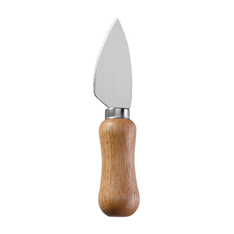 Rubberwood Handle Hard Cheese Knife