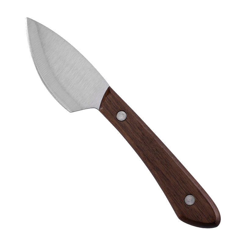 Hard Cheese Knife with Stainless Steel Blade & Walnut Handle
