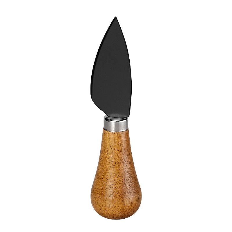 Pointed Hard Cheese Knife with Acacia Wood Bulb Handle