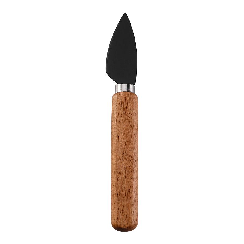 Pointed Hard Cheese Knife with Stainless Steel Blade & Acacia Flat Handle