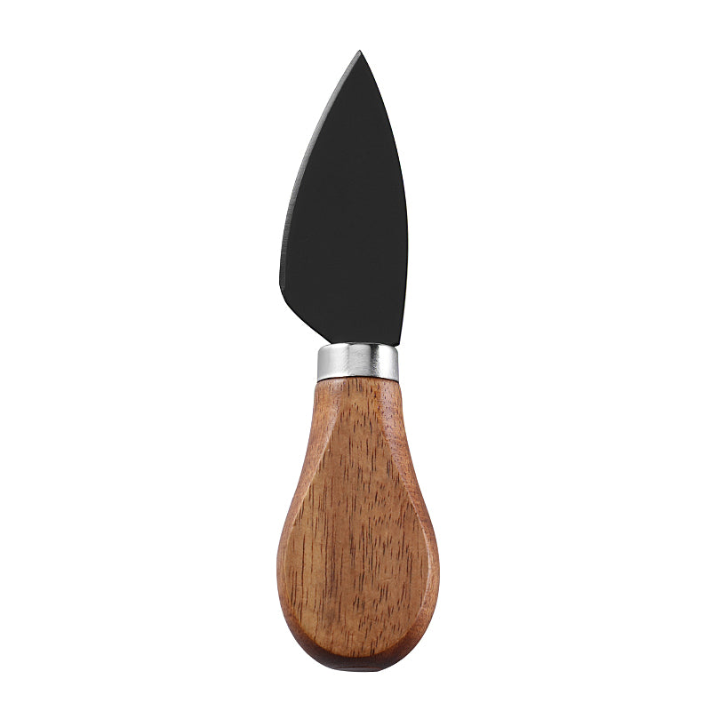 Pointed Hard Cheese Knife with Stainless Steel Blade & Acacia Flat Handle