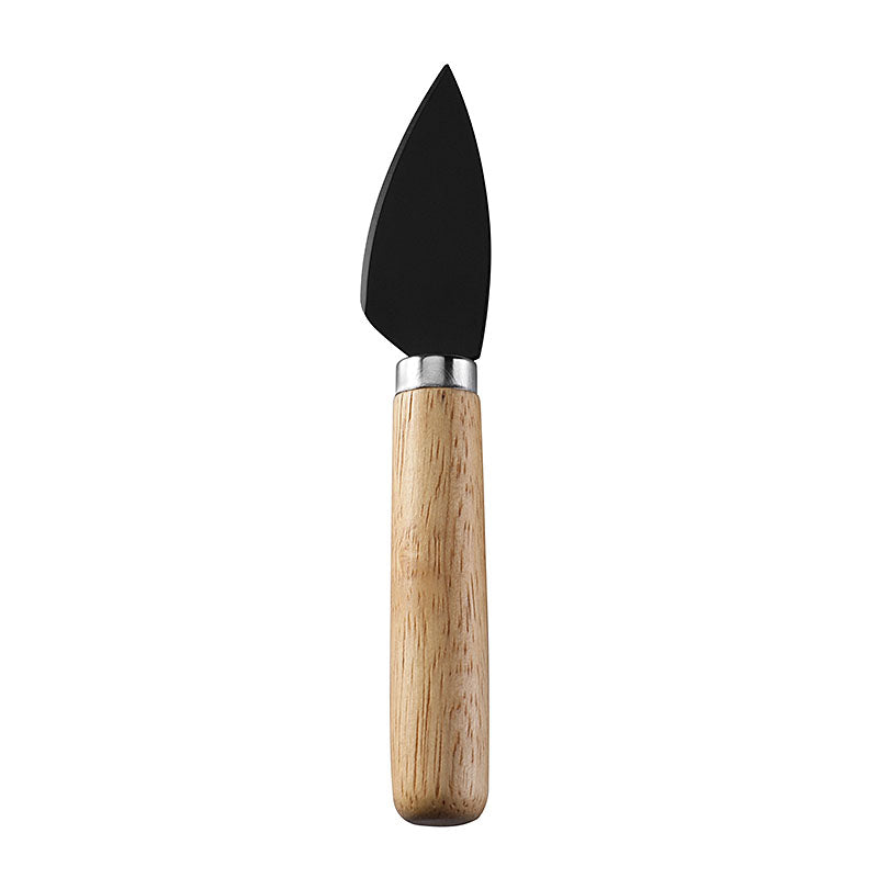 Parmesan Cheese Knife with Stainless Steel Blade & Round Rubberwood Handle