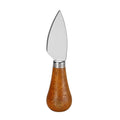 Pointed Hard Cheese Knife with Acacia Wood Bulb Handle