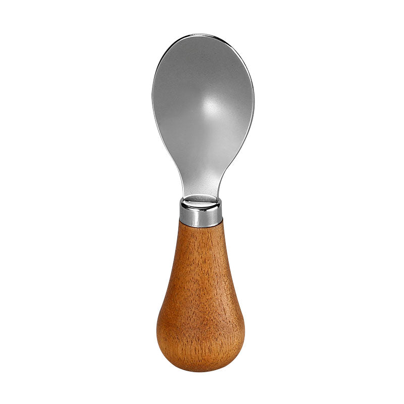 Cheese Spoon with Acacia Wood Bulb Handle