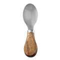 Cheese Spoon with Stainless Steel Bowl & Acacia Flat Handle