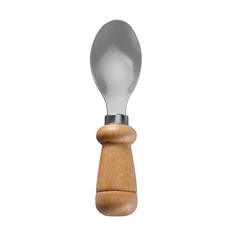Rubberwood Handle Cheese Spoon