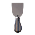 CO1>Titanium Cheese Cleaver with Blue Colorwood Handle