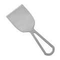 Full-Tang Wide-Blade Cheese Cleaver, Brushed Stainless Steel, Open-Loop Handle