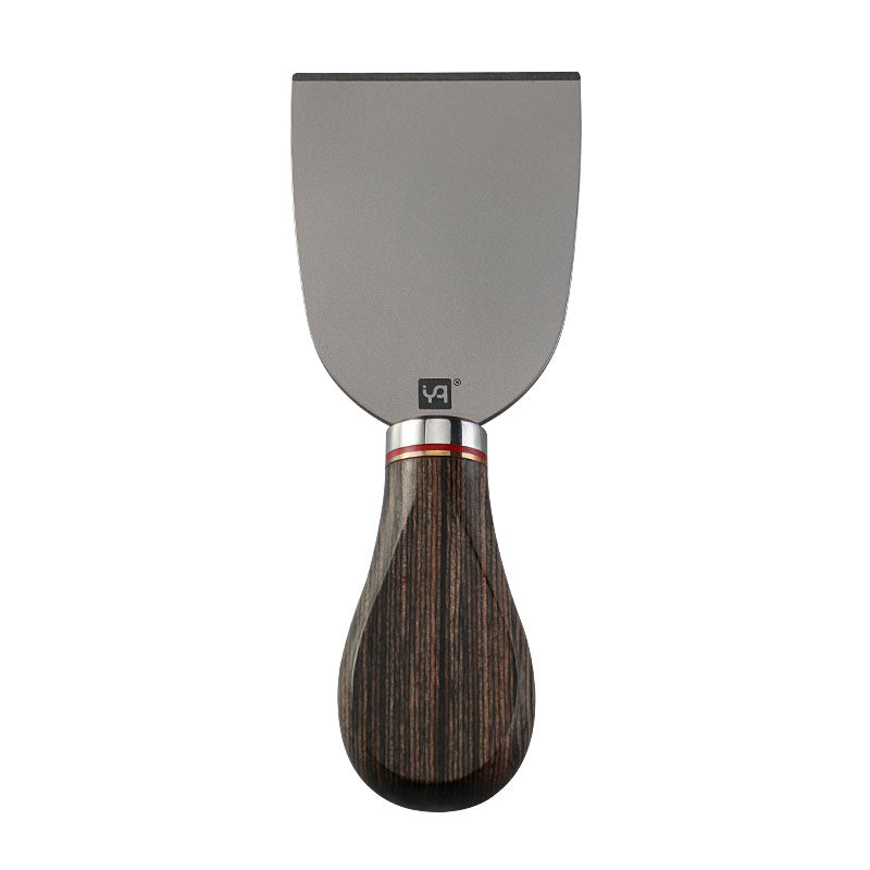 Titanium Cheese Cleaver with Colorwood Handle