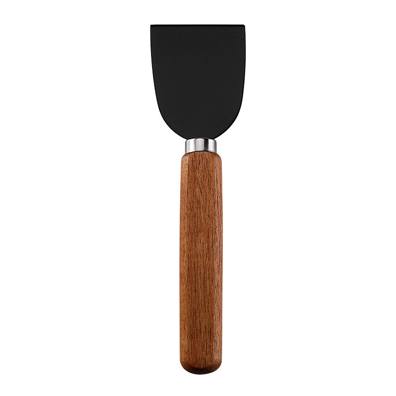Cheese Cleaver with Stainless Steel Blade & Acacia Flat Handle