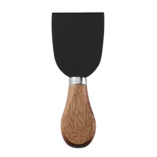 Cheese Cleaver with Stainless Steel Blade & Acacia Flat Handle