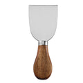 Cheese Cleaver with Stainless Steel Blade & Acacia Flat Handle