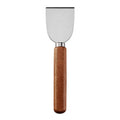 Cheese Cleaver with Stainless Steel Blade & Acacia Flat Handle