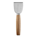 Cheese Cleaver with Brushed Stainless Steel Blade & Rubberwood Handle