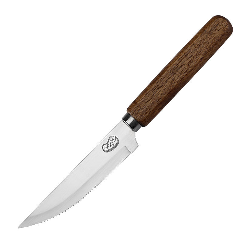 Steak Knife – Half Serrated | Acacia Wood Handle