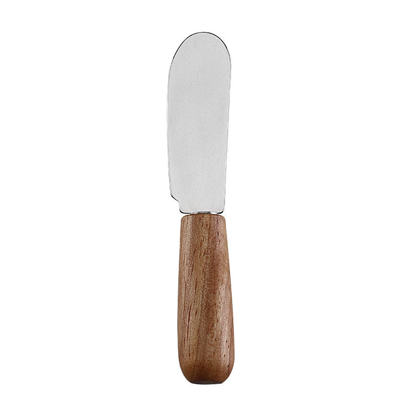 Rubberwood Handle Cheese Spreader