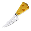 Serrated Soft Cheese Knife with Cheese-Shaped PP Handle