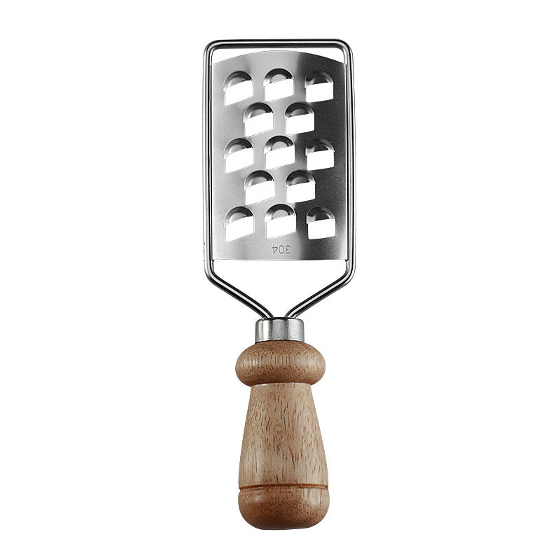 Mini Cheese Grater with Wood Handle