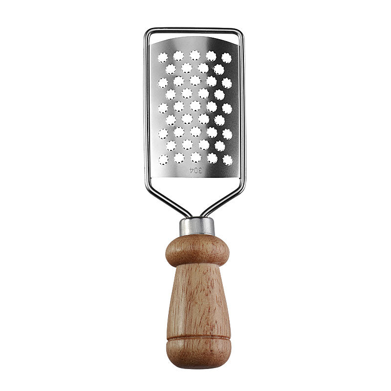 Mini Cheese Grater with Wood Handle