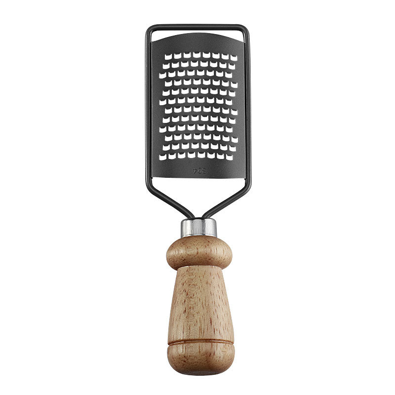 Mini Cheese Grater â€?Titanium-Coated 304 Stainless Steel & Rubber Wood Handle | Multiple Styles