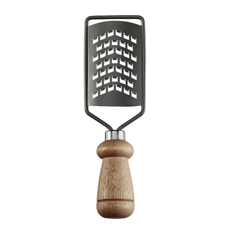 Mini Cheese Grater â€?Titanium-Coated 304 Stainless Steel & Rubber Wood Handle | Multiple Styles