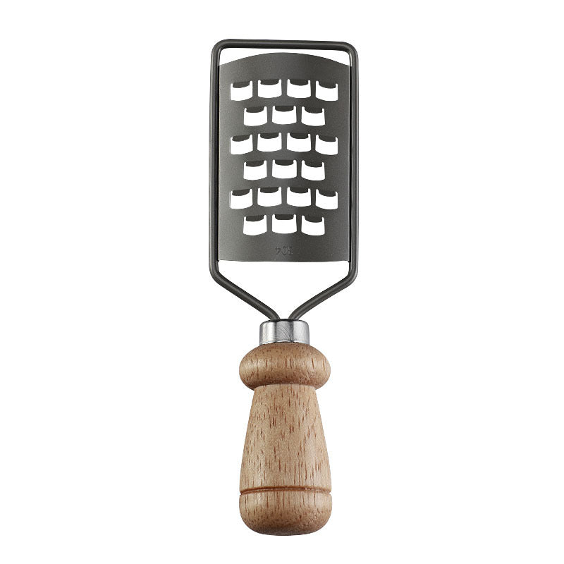 Mini Cheese Grater â€?Titanium-Coated 304 Stainless Steel & Rubber Wood Handle | Multiple Styles
