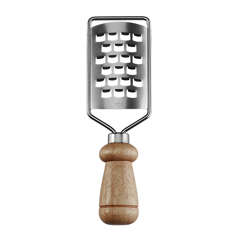 Mini Cheese Grater with Wood Handle
