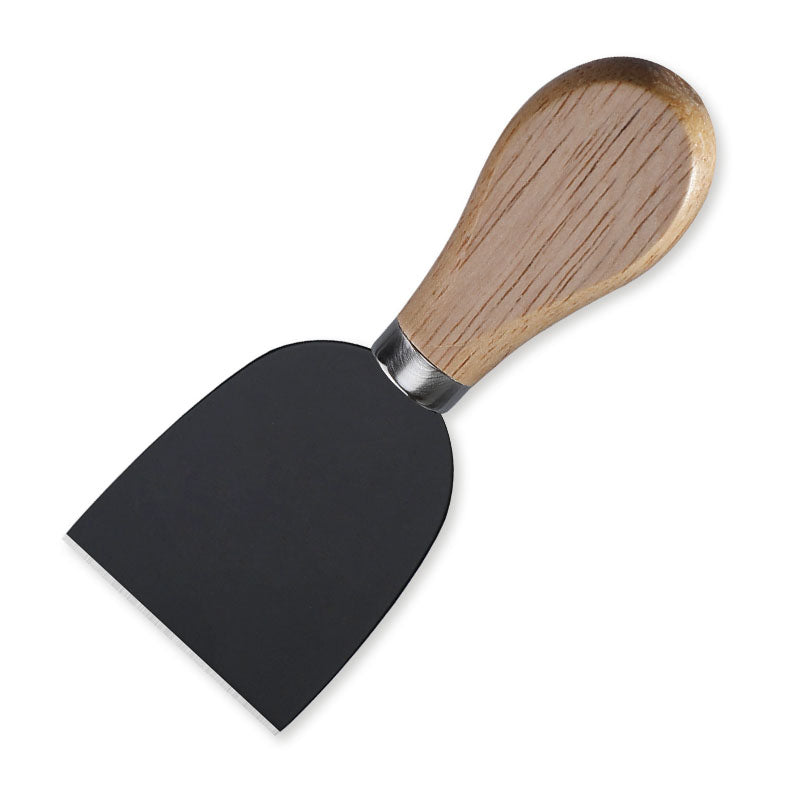 Cheese Cleaver with Rubberwood Handle