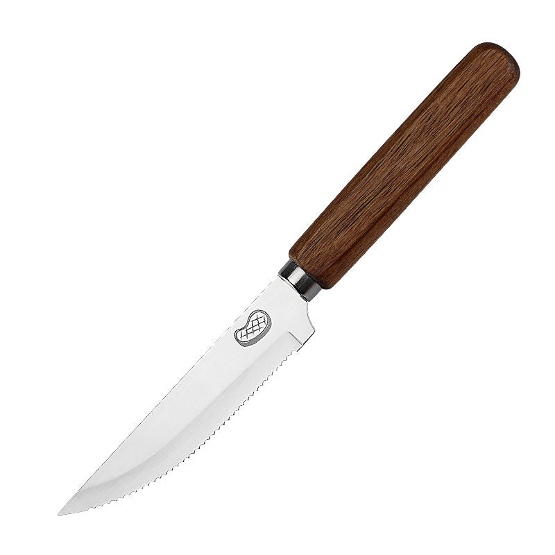 Steak Knife – Full Serrated | Acacia Wood Handle