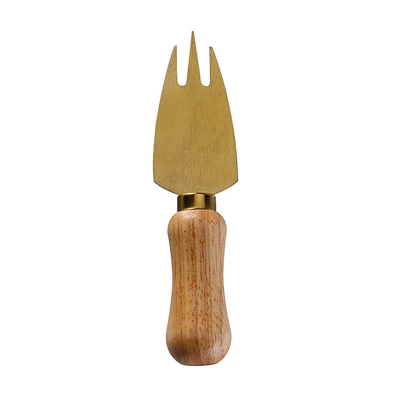 Rubberwood Handle Cheese Fork