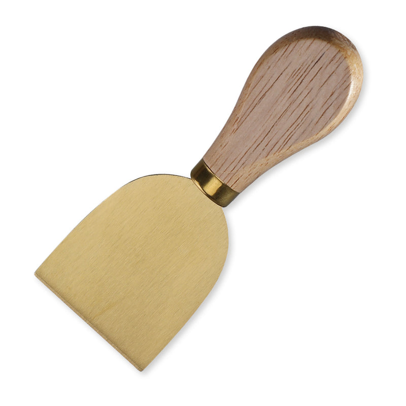 Cheese Cleaver with Rubberwood Handle
