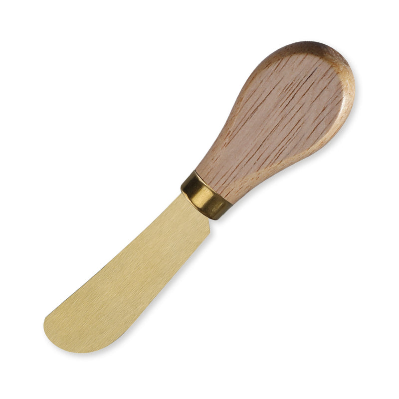 Cheese Spreader with Rubberwood Handle