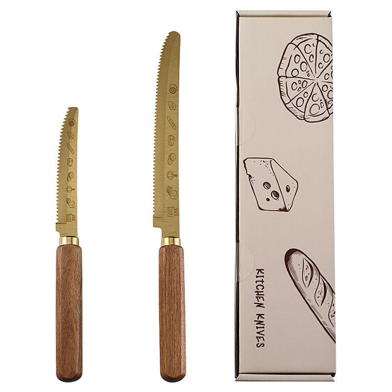 Cheese Knife Set with Gift Box | Acacia Wood Handle
