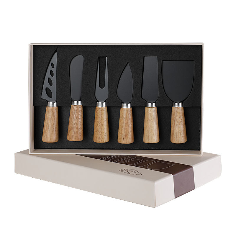 6-Piece Cheese Knife Set with Gift Box