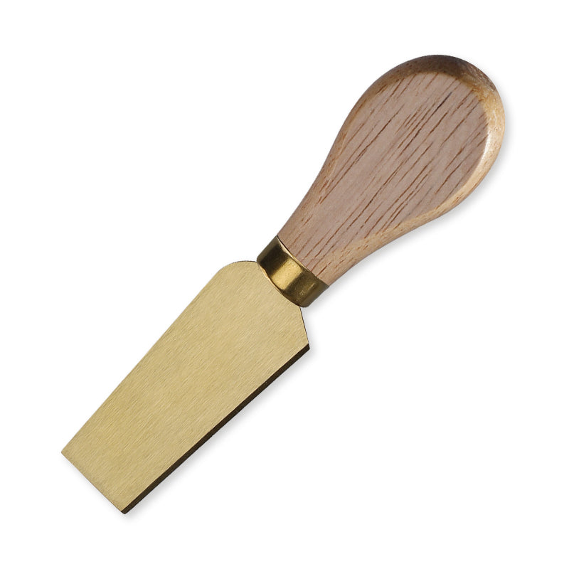 Hard Cheese Knife with Rubberwood Handle