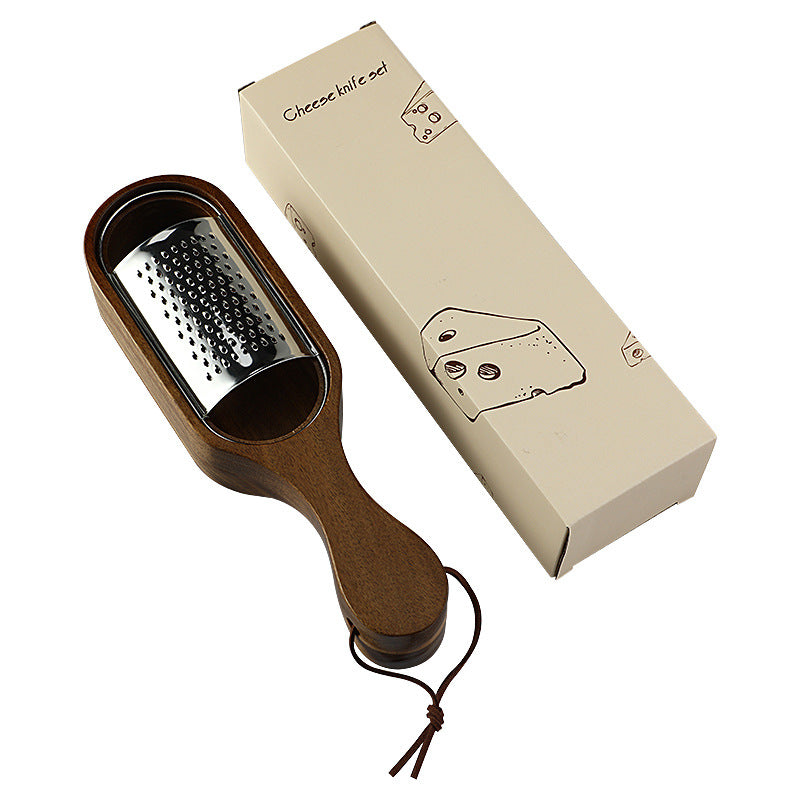 Cheese Grater with Acacia Wood Handle