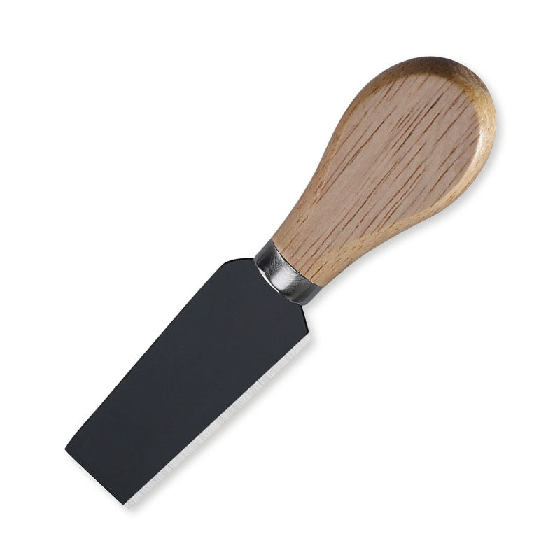 Hard Cheese Knife with Rubberwood Handle