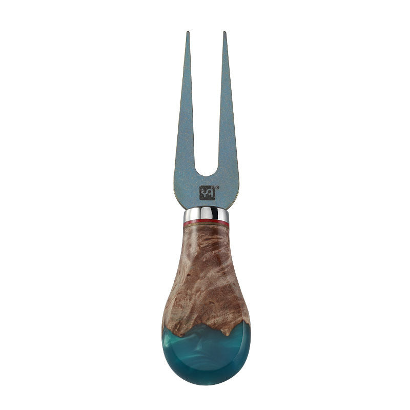 4-Piece Cheese Knife Set | Shadow Wood & Titanium