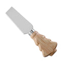 Christmas Tree Cheese Cleaver with Rubberwood Handle