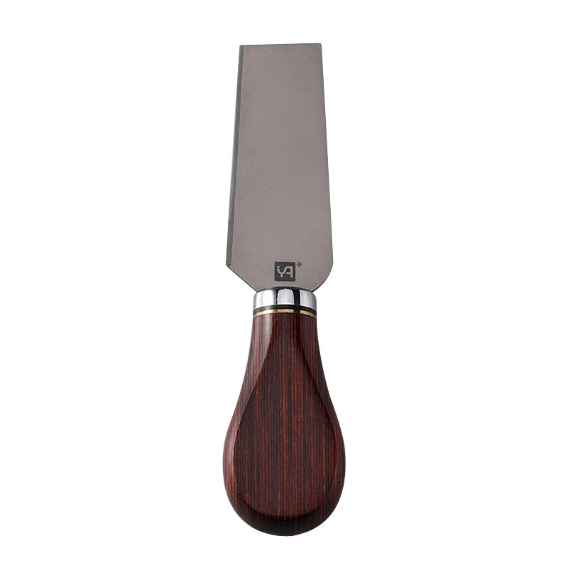 CO1>Titanium All-Purpose Cheese Knife with Rainbow Colorwood Handle