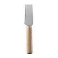 Wide-Blade Hard Cheese Knife with Stainless Steel Blade & Round Rubberwood Handle