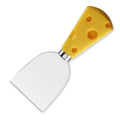 Wide Cheese Cleaver with Cheese-Shaped PP Handle