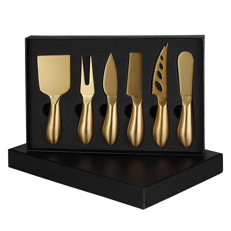 6-Piece Cheese Knife Fork Set | Gift Box