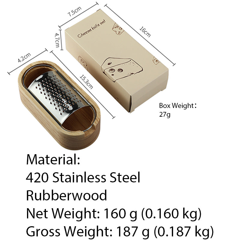 Cheese Grater with Wood Box