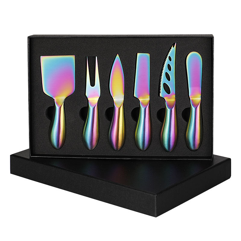 6-Piece Cheese Knife Fork Set | Gift Box