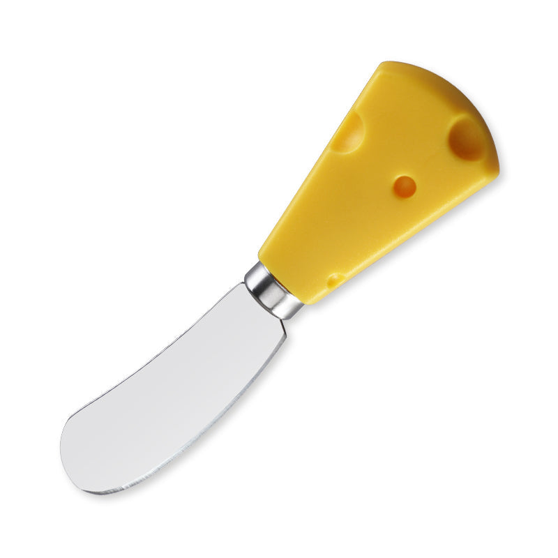 Cheese Spreader with Cheese-Shaped PP Handle â€?Round Tip