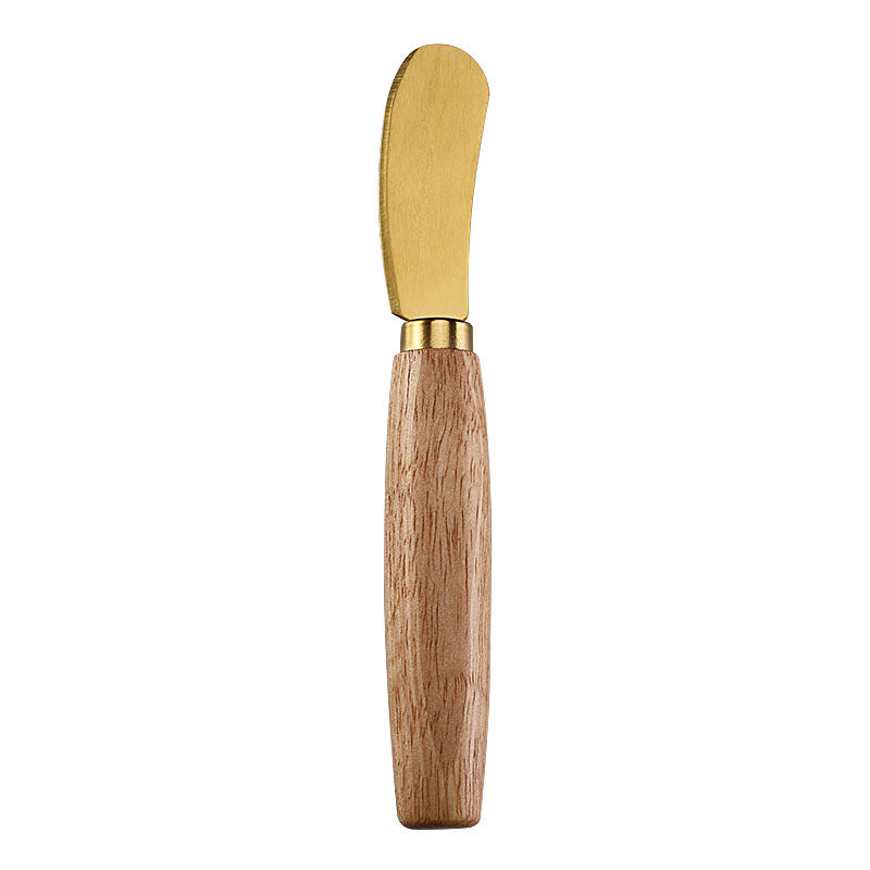 Cheese Spreader with Rubberwood Handle
