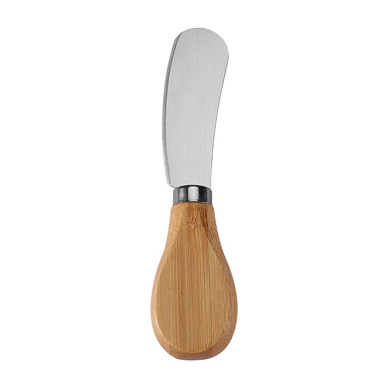 Bamboo Handle Cheese Knife Set, 6-Piece